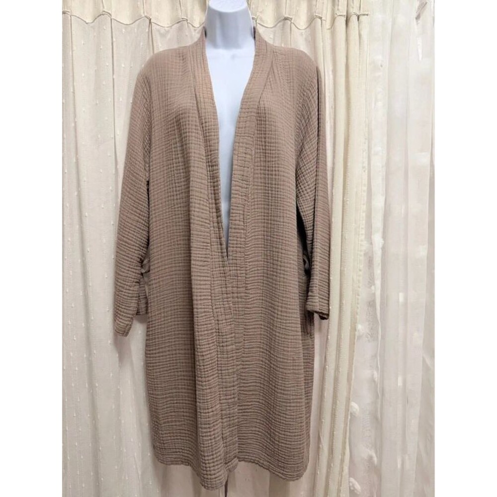 Parachute Cotton Gauze Robe Medium Taupe